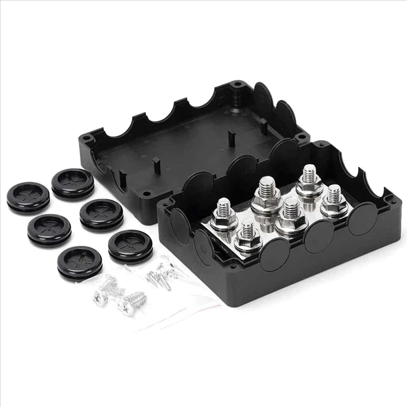 Marine Bus Bar | 48V High-Current Power Distribution Block | 6-Stud A45F-500A - Image 1