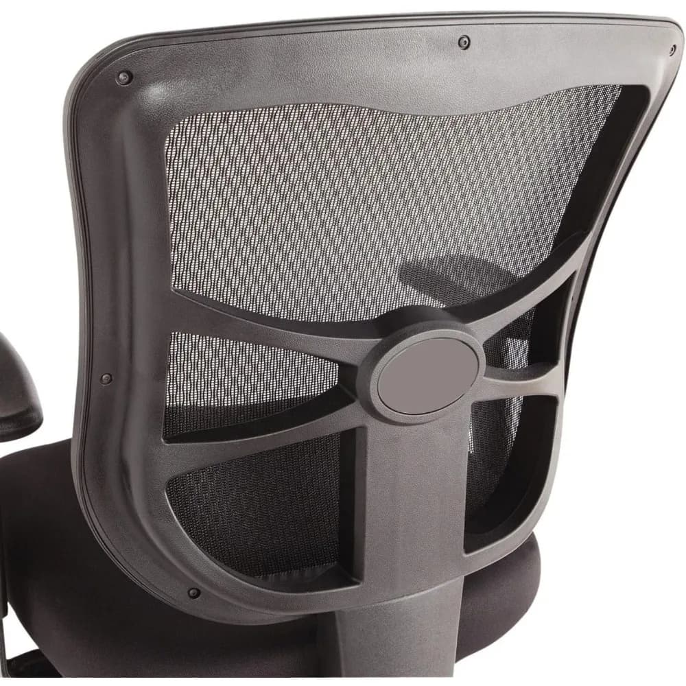 Elusion Series Office Chair | Black Mesh Mid-Back Design | Multifunction Ergonomic Swivel Chair - Thumbnail 4