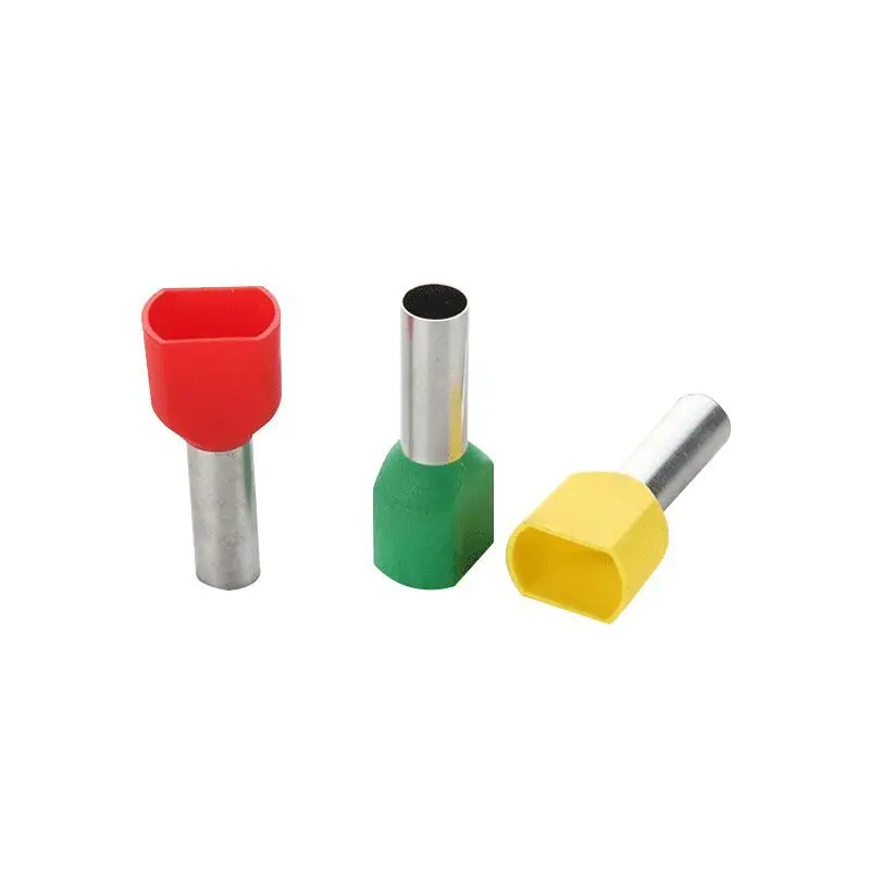 Insulated Ferrules | 100-Piece Red Copper Terminal Set | Secure Wire Connectors - Thumbnail 4