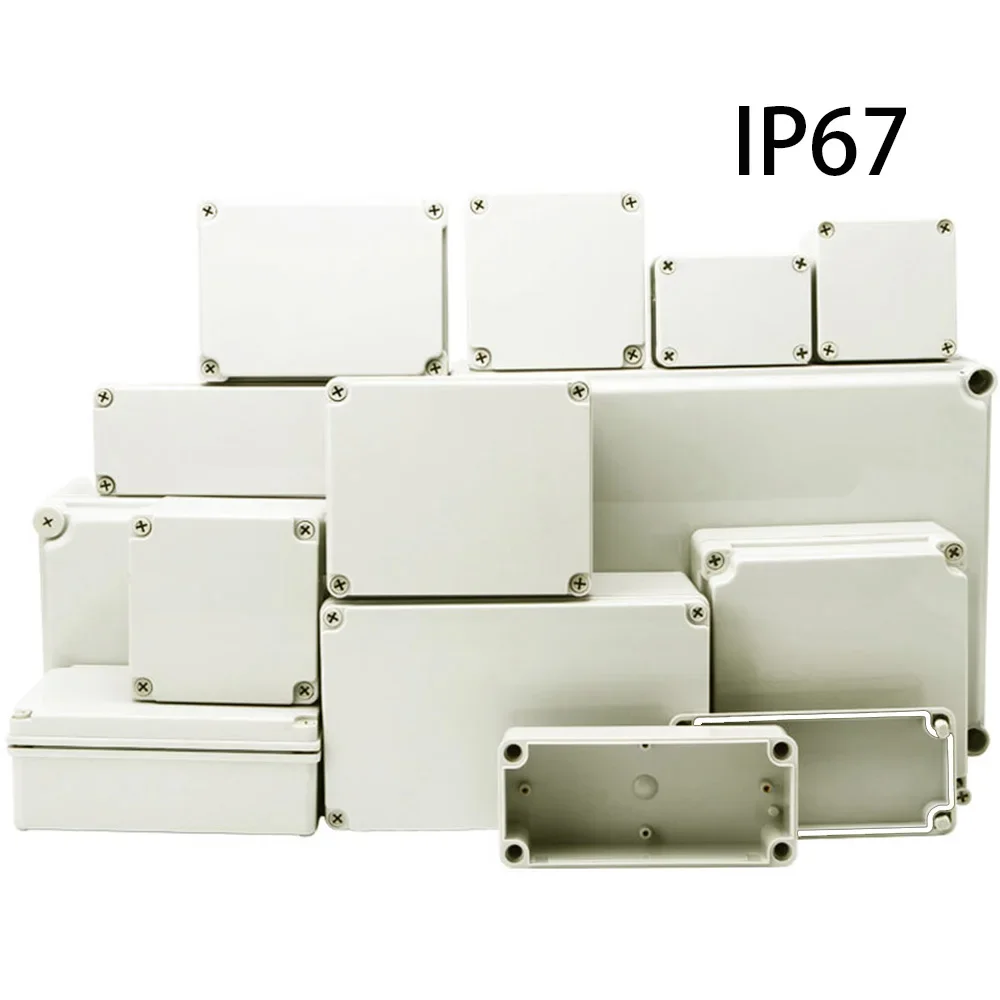Waterproof Junction Box | ABS Plastic Electrical Enclosure | Outdoor & DIY Project Case - Thumbnail 2