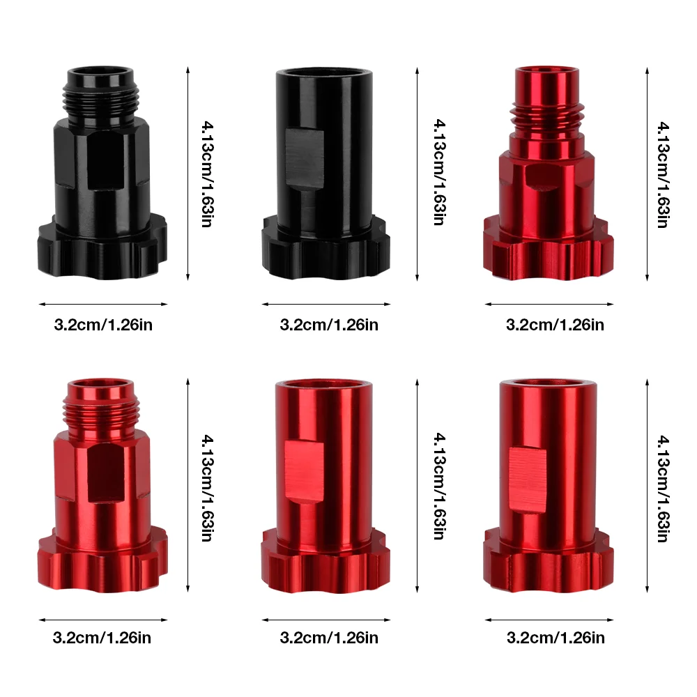 Spray Gun Cup Adapter | 6 Model Conversion Tool | Portable No-Clean Disposable Pot Connector - Thumbnail 3