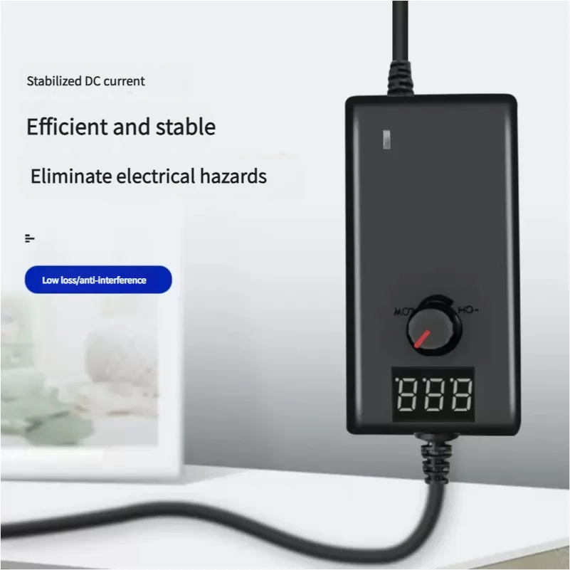 Adjustable Power Adapter | 3-12V 2A DC Output | LED Strip & Electronics Charger - Thumbnail 2