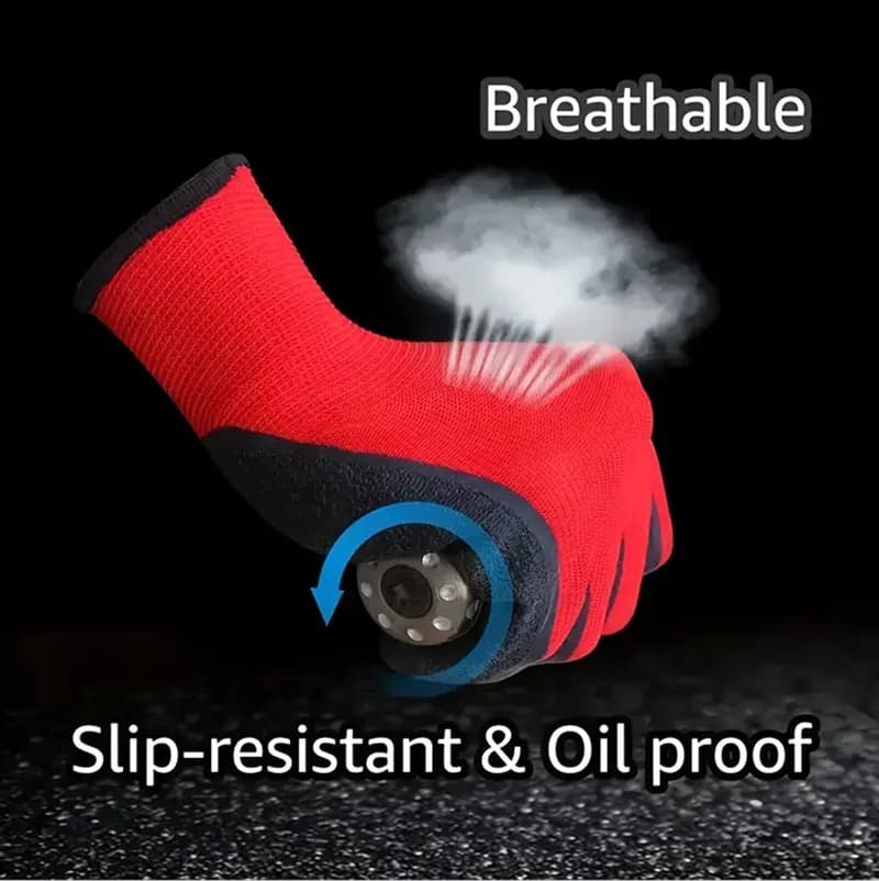 Anti-Slip Work Gloves | High Grip & Wear-Resistant | Industrial Labor Protection - Thumbnail 5