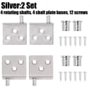 Silver-4pcs