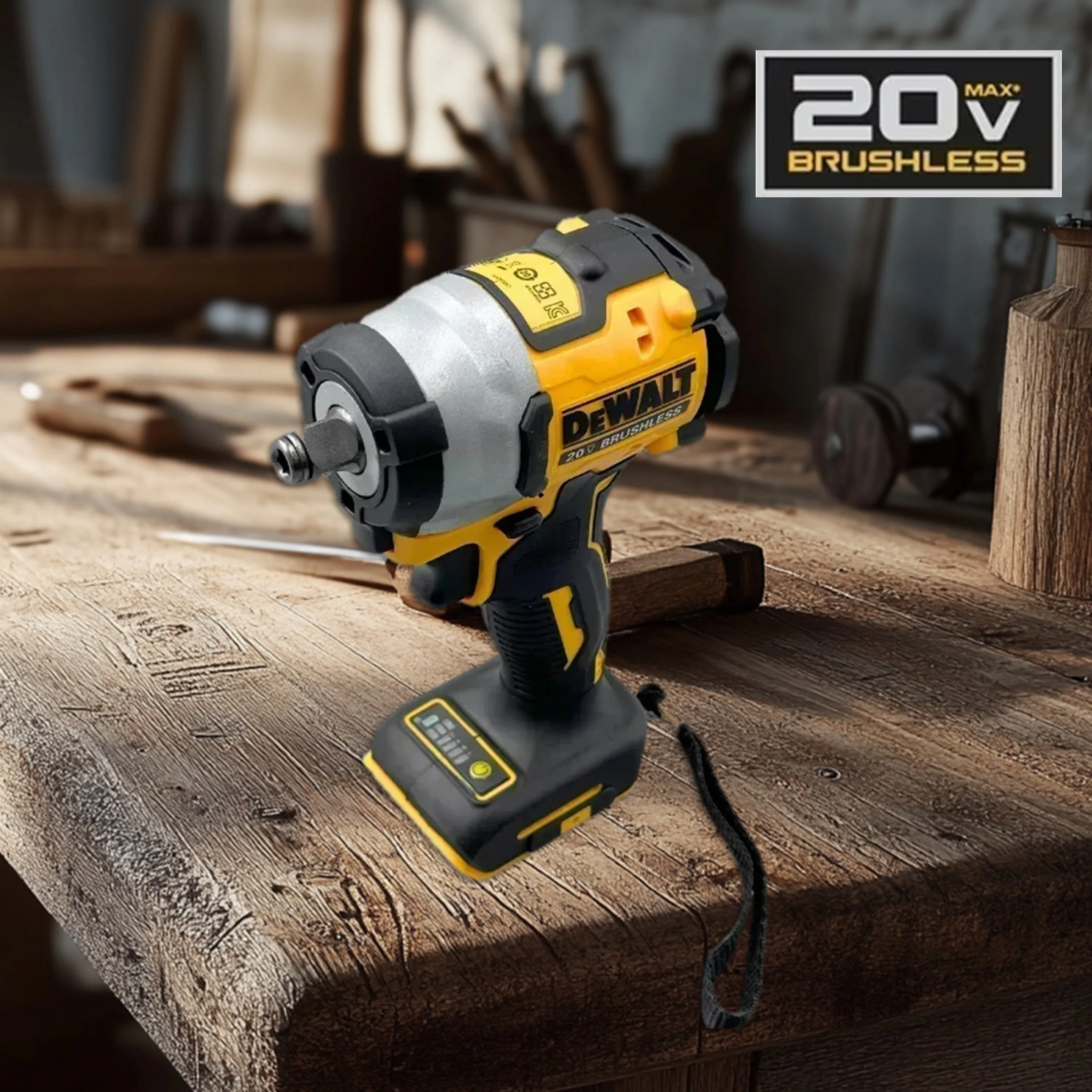 DeWalt DCF922 High-Torque Cordless Impact Wrench | 1/2 Drive | 406Nm Reverse Torque - Thumbnail 4