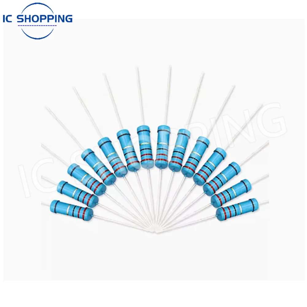 Metal Film Resistor Kit | 20-Piece 1% Tolerance Set | 0.1 Ohm to 1M Ohm Values - Thumbnail 2