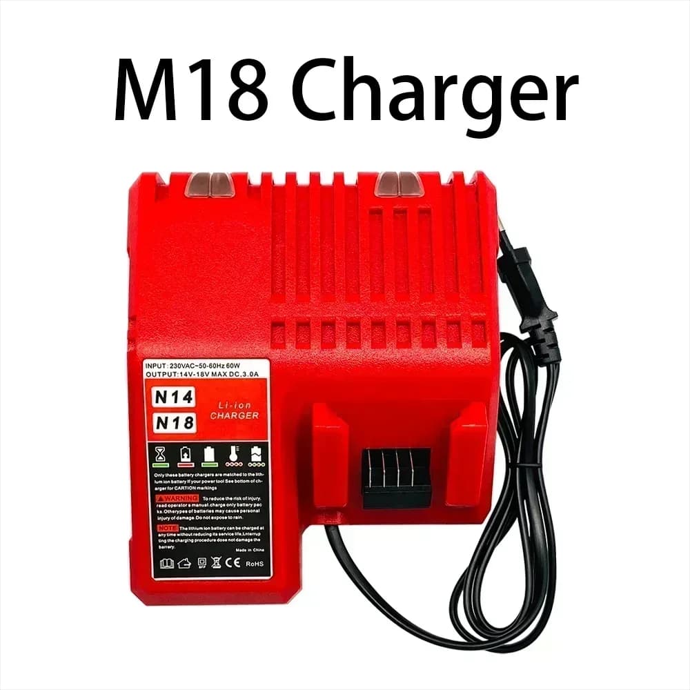 High-Capacity Milwaukee M18 Battery | 12800mAh 18V Power Source | For BR/XC Chargers & M18 Tools - Thumbnail 3