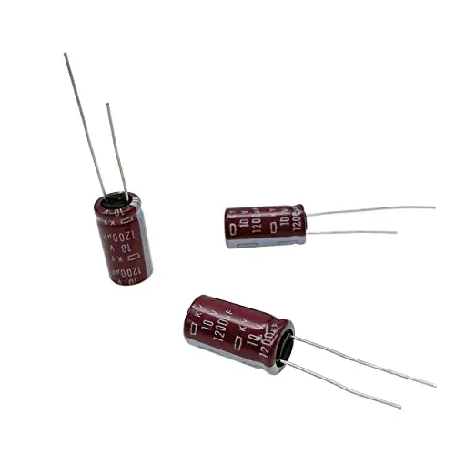 High-Performance 10V 1200uF Capacitor | 10x20mm Aluminum Electrolytic | For Monitor & TV Repair - Thumbnail 4