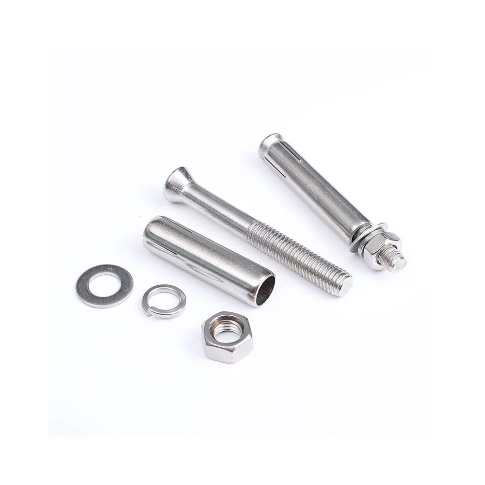 Steel Sleeve Anchor Kit | 2-10PCS Hex Head Bolts | Half-Tooth Concrete Fasteners - Thumbnail 5