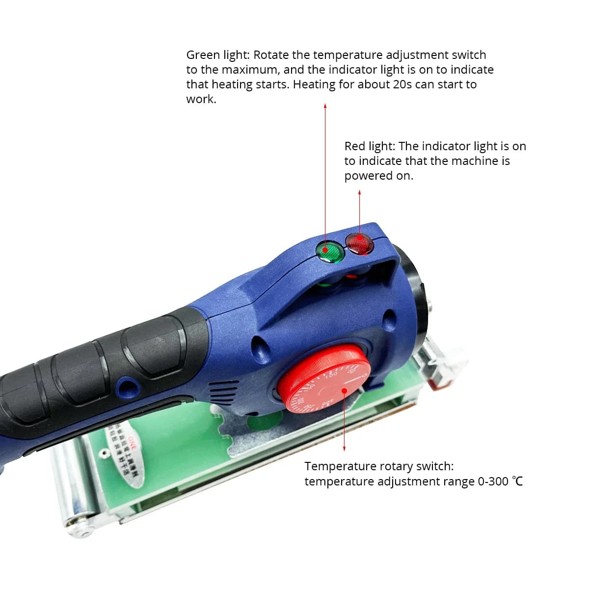 Edge Banding Machine | Adjustable Temperature Control | Manual PVC & Wood Veneer Bander - Thumbnail 4