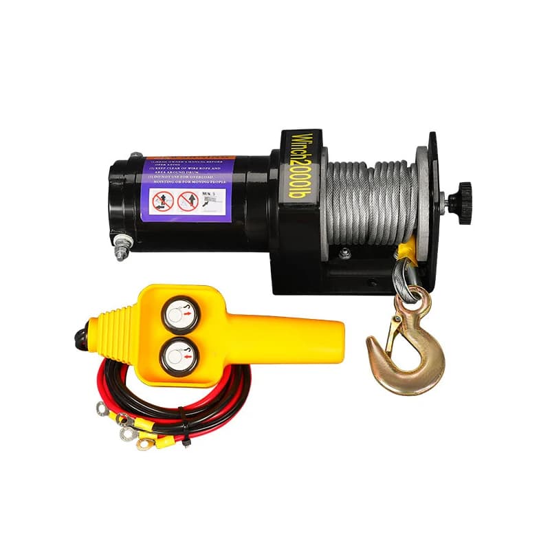 12V/24V Off-Road Winch | 3500-4500lb Recovery Capacity | Heavy-Duty Vehicle & Trailer Rescue - Thumbnail 3