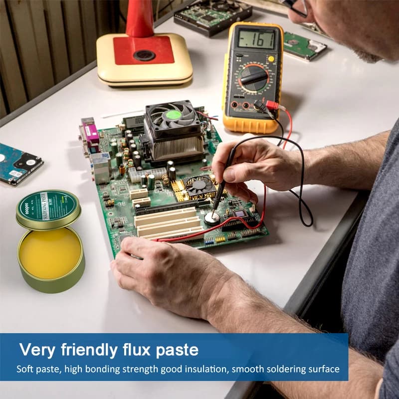 Lead-Free Solder Paste Flux | 10g, 30g, 100g Sizes | Precision Welding & PCB Repair - Thumbnail 3