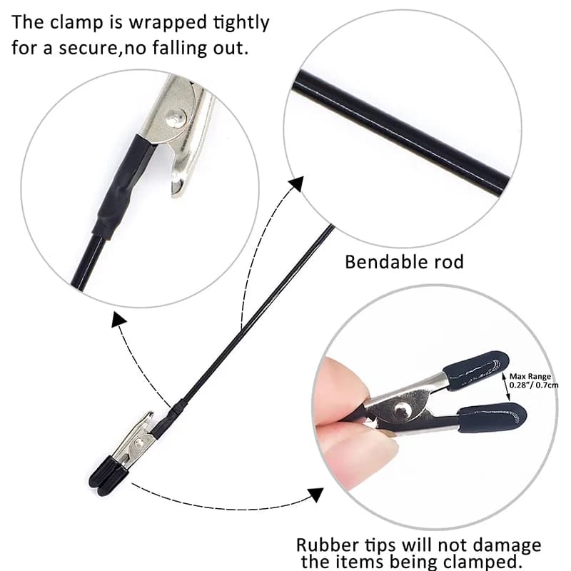 Soldering Third Hand | Magnetic Base PCB Holder | Flexible Arms for Electronics - Thumbnail 5