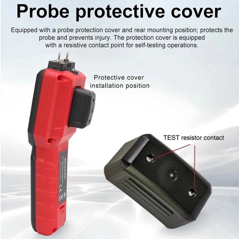Wood Moisture Meter | UT377B Pin Tester for Timber & Building Materials | LED Flashlight - Thumbnail 7