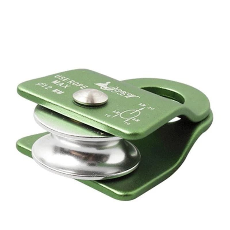Heavy-Duty Pulley Block | 2000kg Lifting Capacity | 360° Swivel for Climbing & Rescue - Thumbnail 4