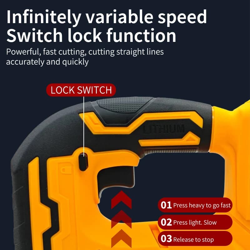DeWalt 20V MAX Cordless Jigsaw | Brushless Motor | 3000 RPM for Precision Woodworking - Thumbnail 4