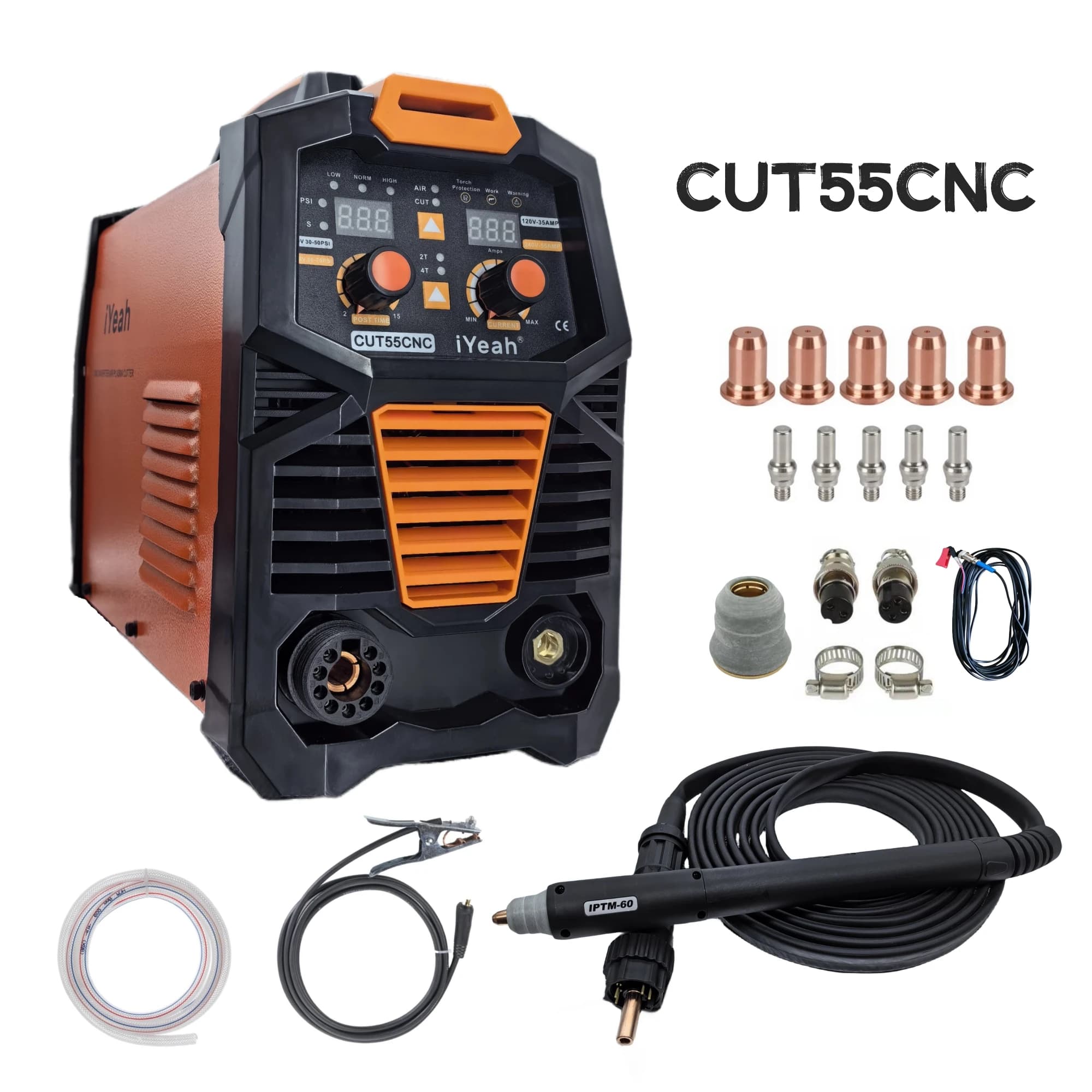 CNC Plasma Cutter | 55A 110V/220V | 1-Inch Cutting Capacity | PT60 Torch - Thumbnail 2