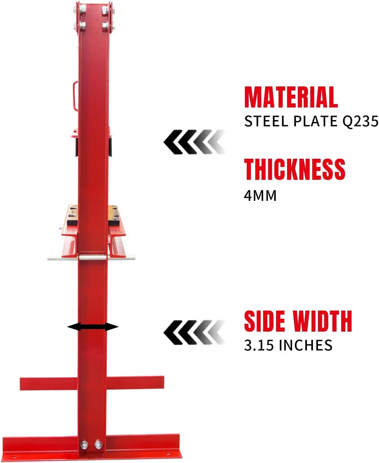 12-Ton H-Frame Hydraulic Shop Press | Heavy-Duty Stamping & Bending for Garage - Thumbnail 2