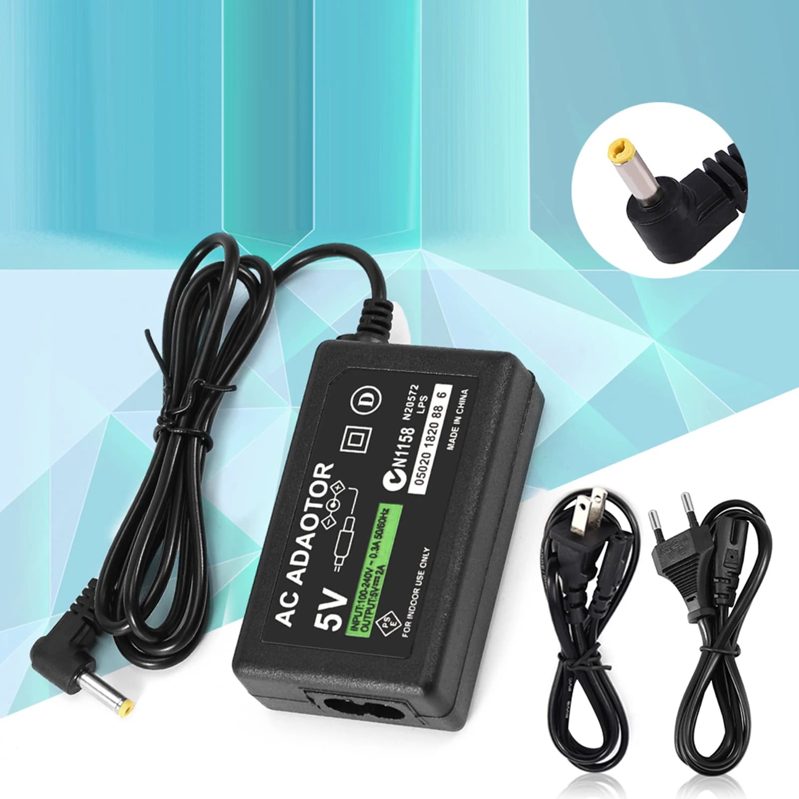 Sony PSP AC Power Adapter | Official-Spec Wall Charger for PSP 1000, 2000, 3000 Models - Thumbnail 3