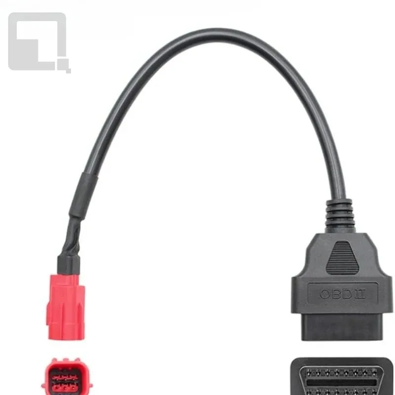 Motorcycle Diagnostic Cable | 6-Pin to OBD2 Adapter | Professional ECU Testing & Tuning Tool - Thumbnail 6