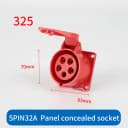 5P 32A Panel Mounted
