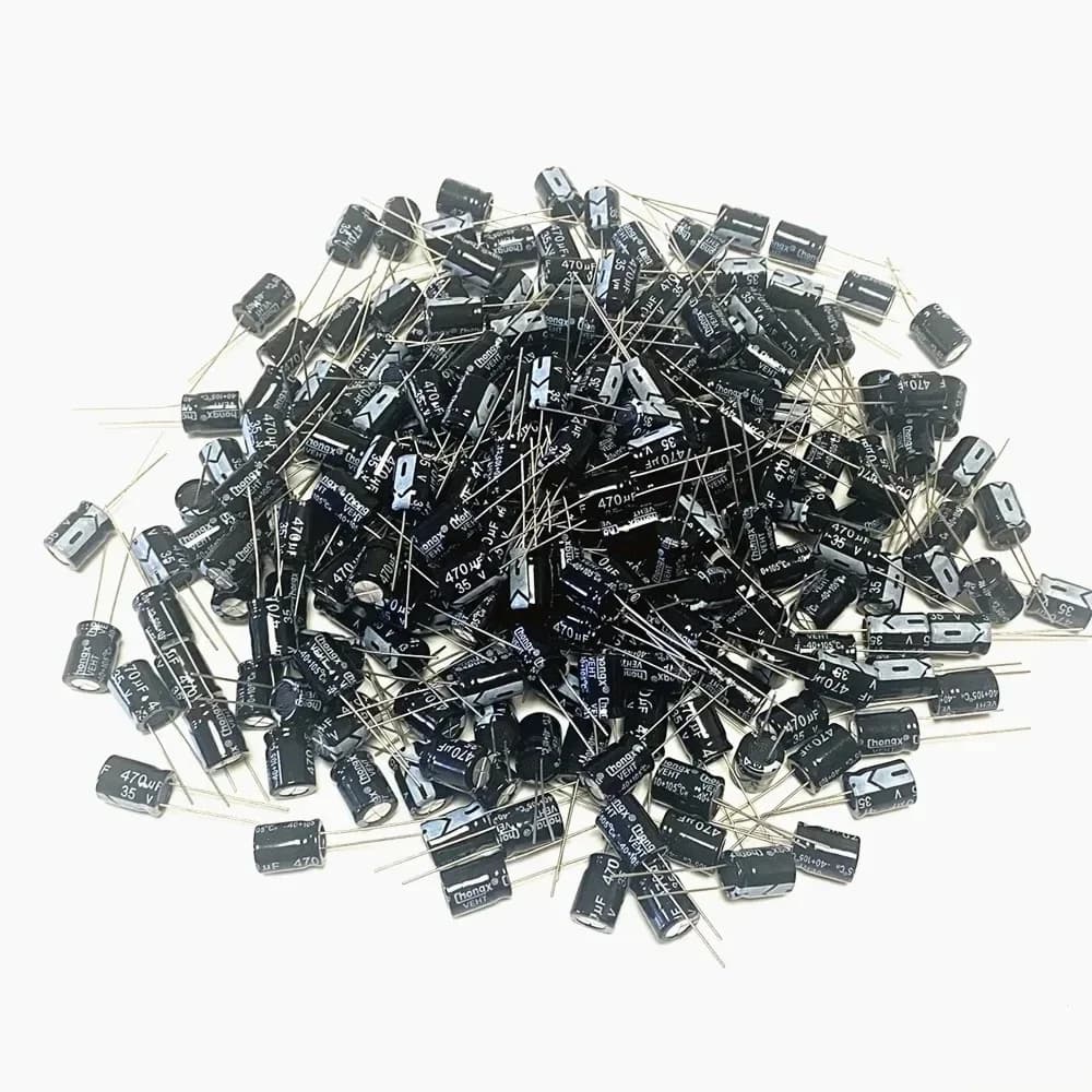Professional-Grade Electrolytic Capacitor Kit | 10µF to 4700µF | 63V to 450V | For Audio & Power Supply Repair - Thumbnail 3