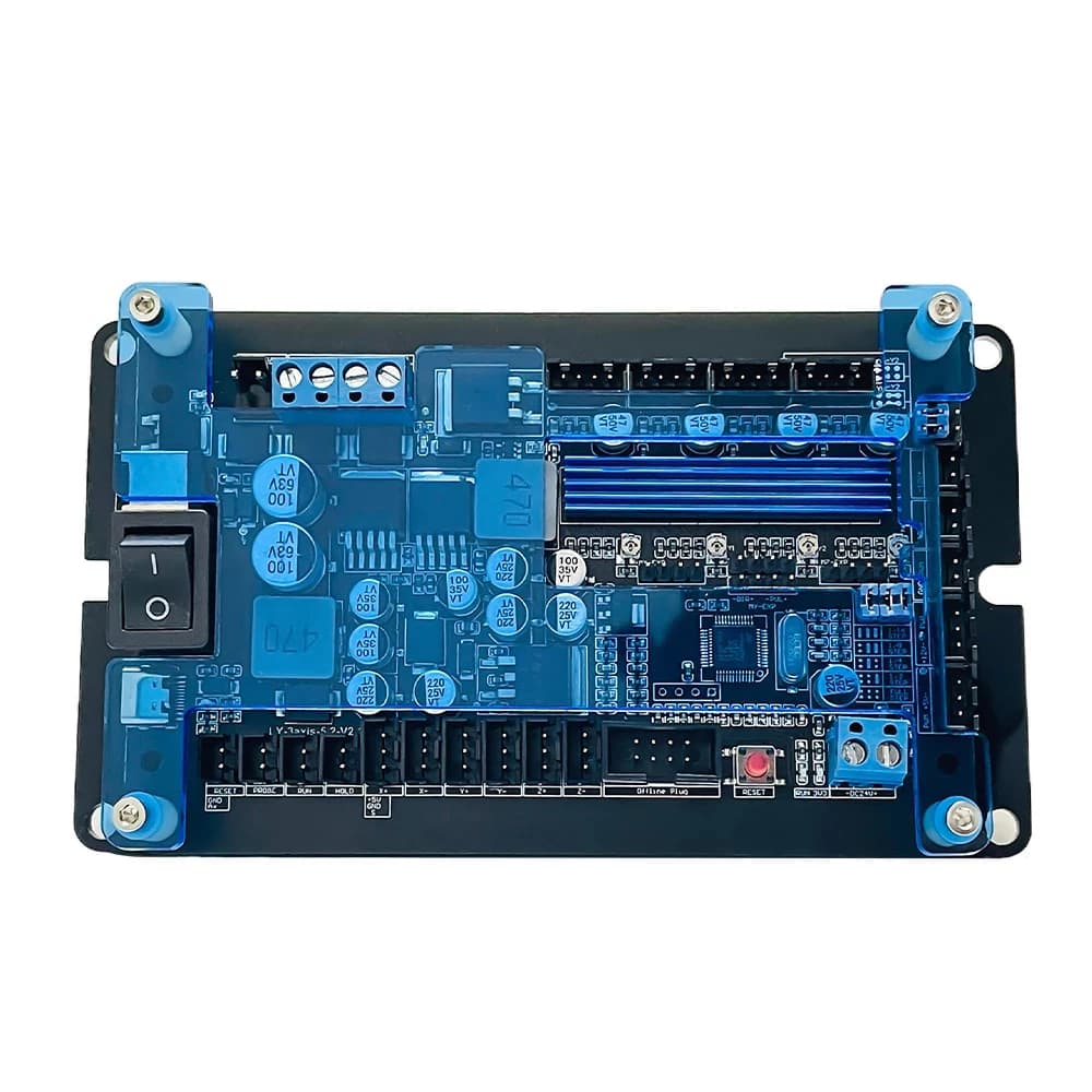 3-Axis CNC Controller Board | GRBL USB Interface | Integrated Stepper Drivers for Engraving & Milling - Thumbnail 3
