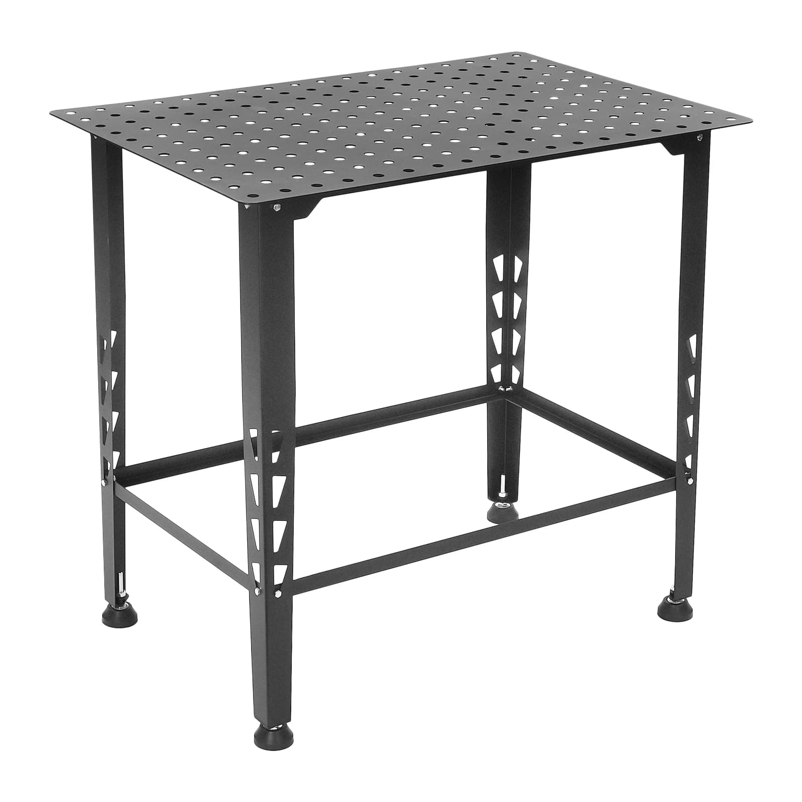 Heavy-Duty 2-Tier Welding Workbench | 600lb Capacity Steel Table | 36 x 24 Non-Slip Workstation - Image 1