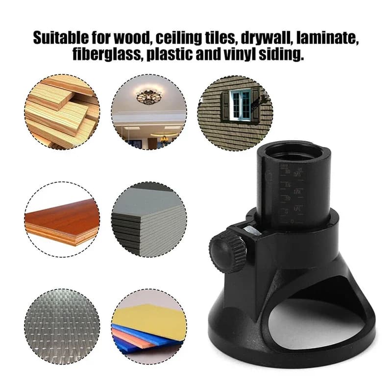 Router Guide Attachment | Dremel Wood Carving Kit | Twist Drill & Locator Tool - Thumbnail 5