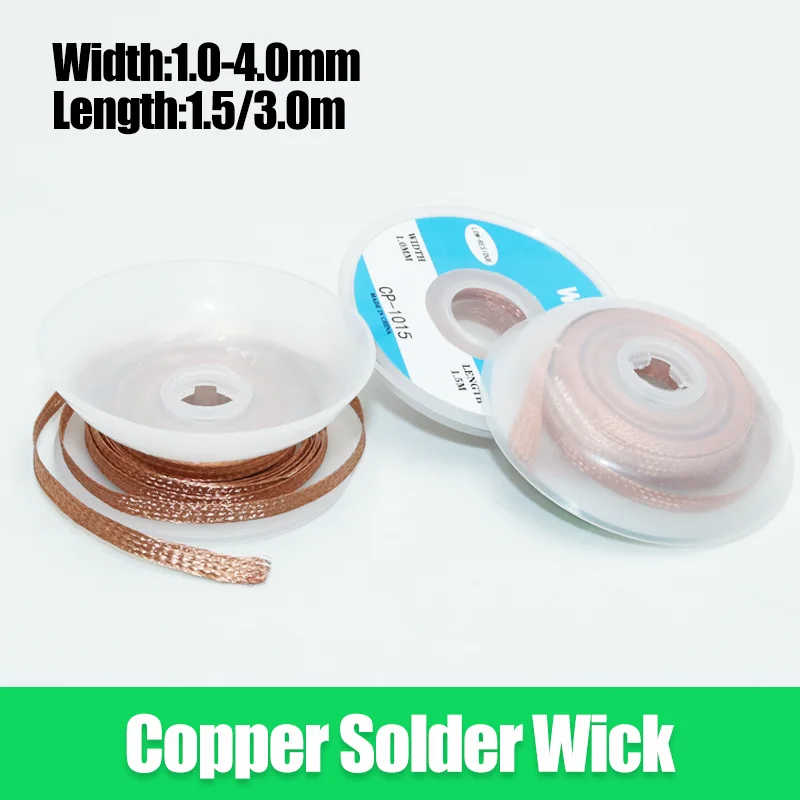 Desoldering Braid | Premium Copper Wick for PCB & BGA Rework | 1.0mm-3.5mm - Thumbnail 2
