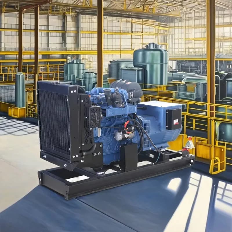 Silent Diesel Generator | 15kW-200kW Auto-Start | Single-Phase AC Power - Thumbnail 2