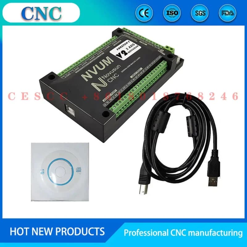 6-Axis CNC Motion Controller | Mach3-Compatible USB System | Engraving & Processing Support - Thumbnail 2