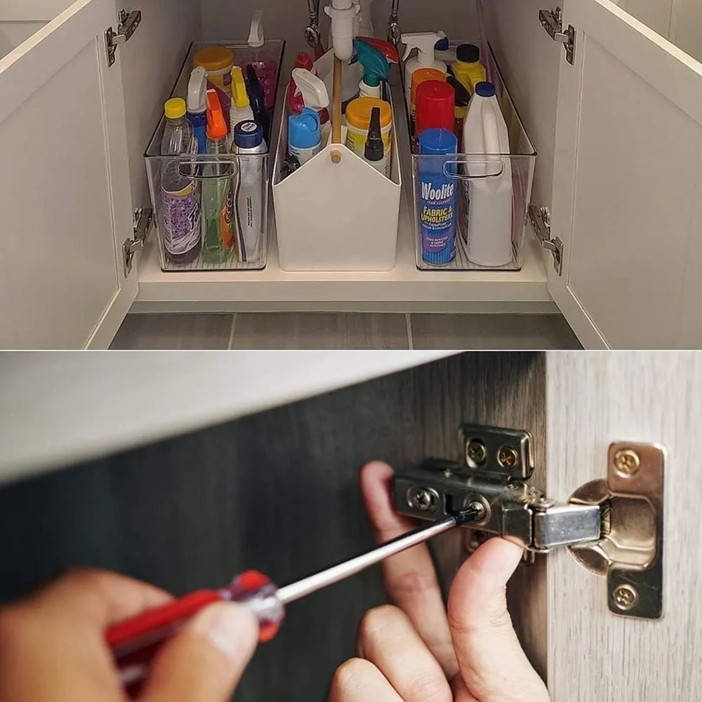 Close Concealed Hinges | Full Overlay Face Frame | Professional Kitchen Cabinet Installation - Thumbnail 5