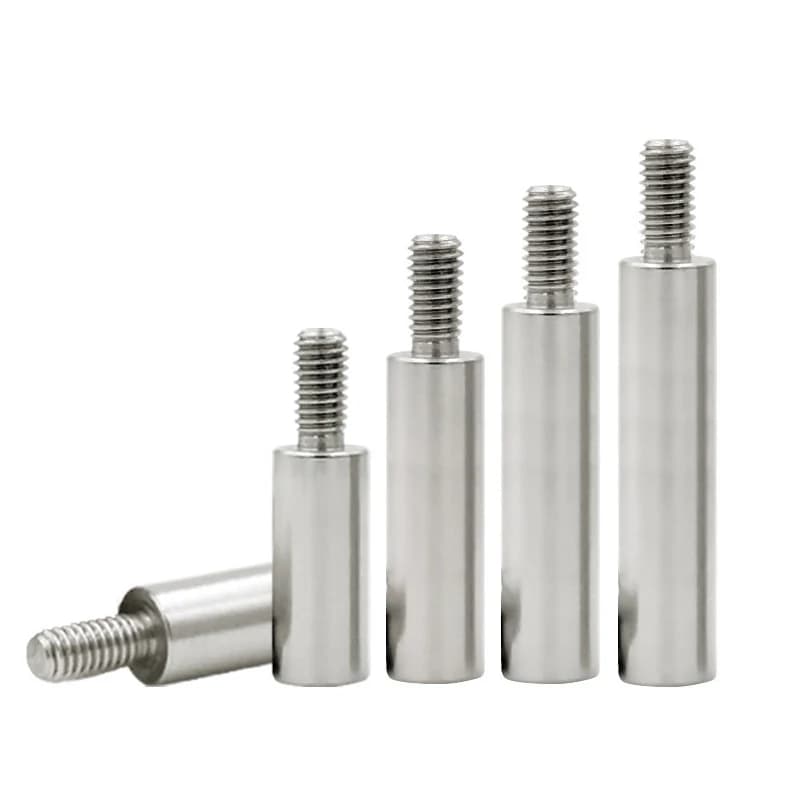 M4 Hex Standoffs | 304 Stainless Steel Male-Female Spacers | 5pcs/lot +6mm Thread - Thumbnail 4