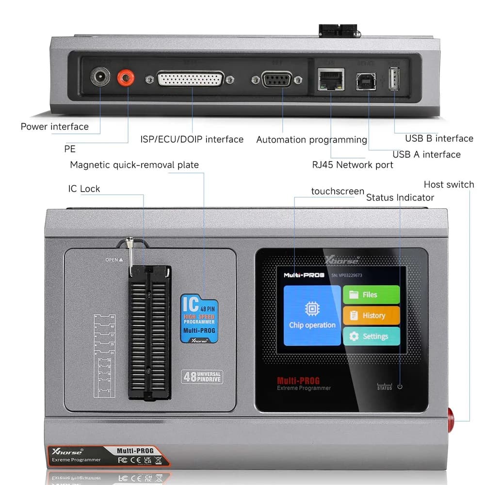 VVDI Multi-prog ECU Programmer | Pro-Level Tool | ECU TCU Read/Write/Clone Support - Thumbnail 3