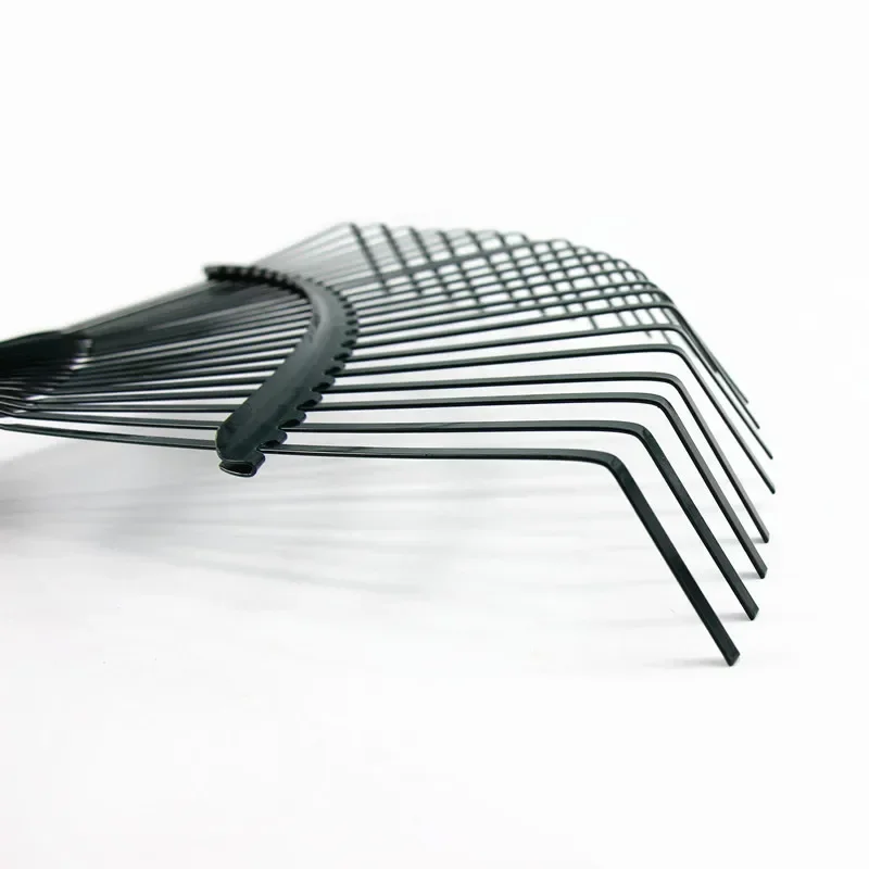 Duty Steel Metal Rake | 22 Teeth High Carbon Steel Head | Garden & Lawn Leaves Tool - Thumbnail 6