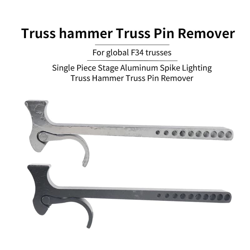 Truss Pin Hammer | F34 Truss Stage Lighting Removal Tool | 1-Piece Socket & Pin Extractor - Thumbnail 3