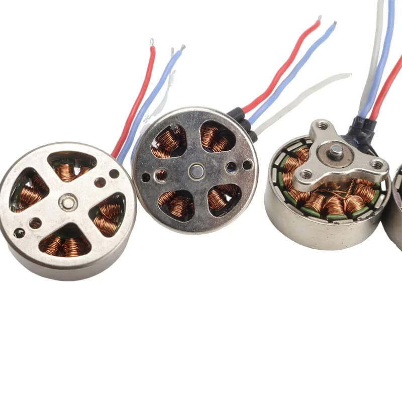 Set of four 1503 brushless motors with 2750KV rating, suitable for FPV racing drones and 4-axis remote control airplanes.