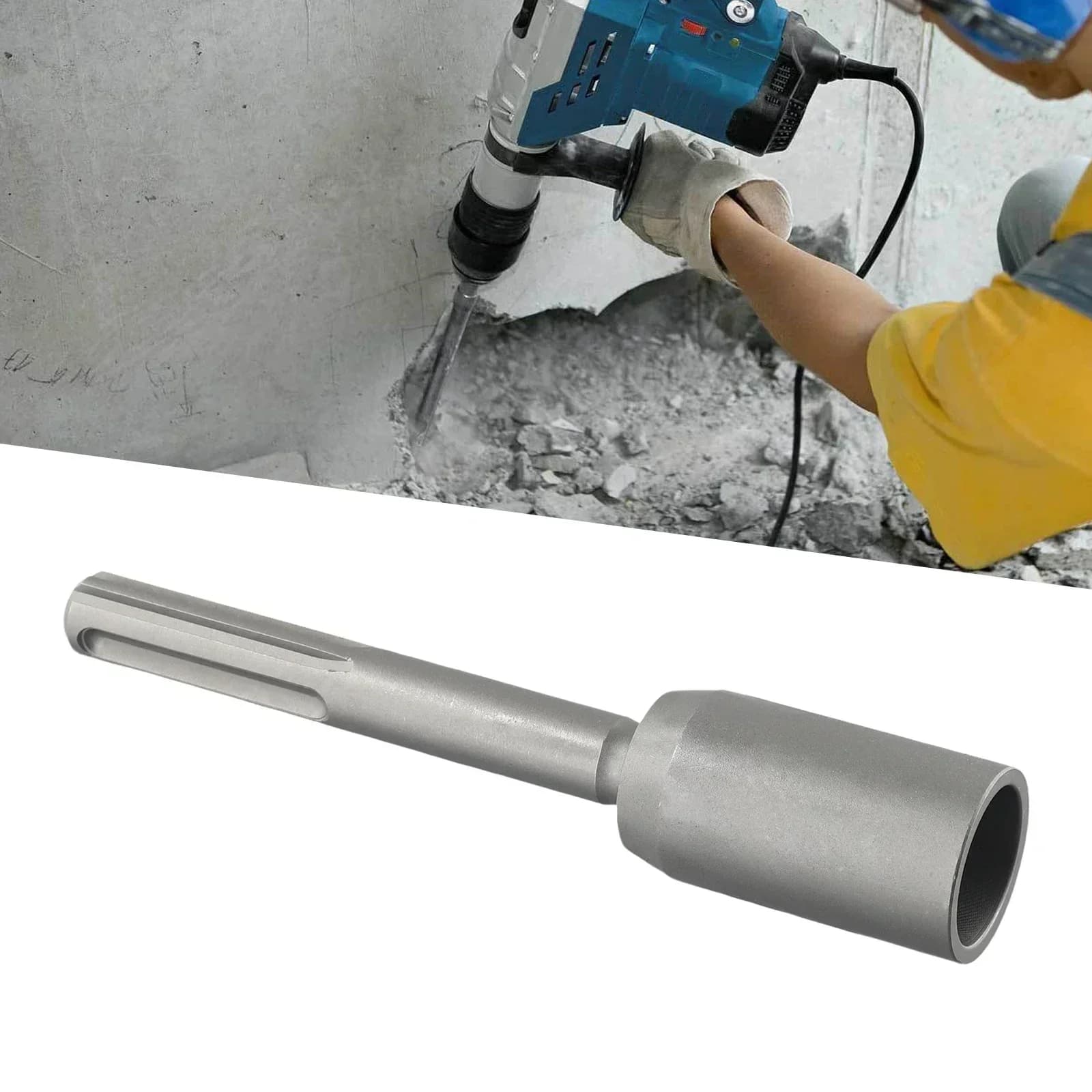 MAX Ground Rod Driver Bits | 30-60mm Diameter | Alloy Steel for Piling & Hammer Drills - Thumbnail 5