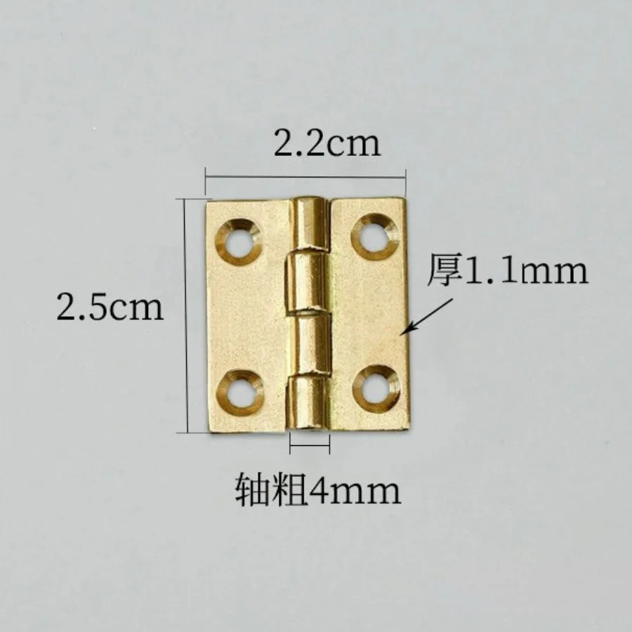 Solid Brass Hinges | 10-Piece Concealed Hardware | Furniture & Cabinet Door Set - Thumbnail 3