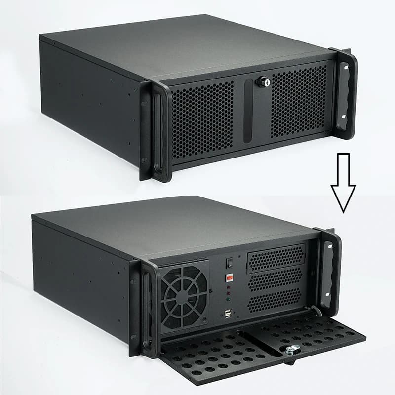 19 Rackmount Server Chassis | Heavy-Duty Industrial PC Enclosure - Thumbnail 6