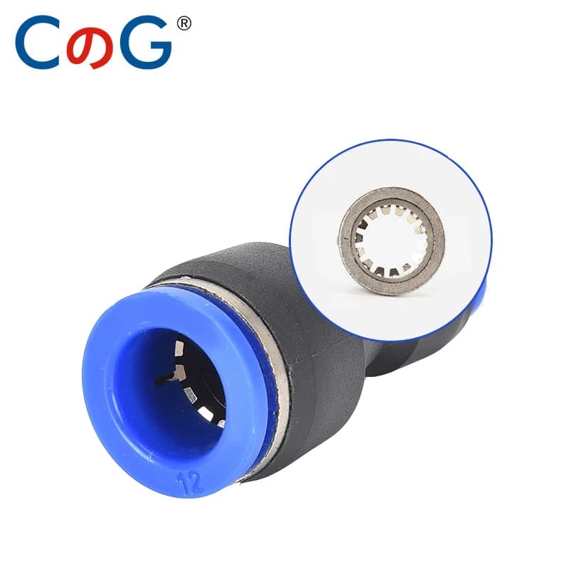 Push-to-Connect Air Fittings Kit | 4-16mm OD | Quick-Release Pneumatic Hose Connectors - Thumbnail 2