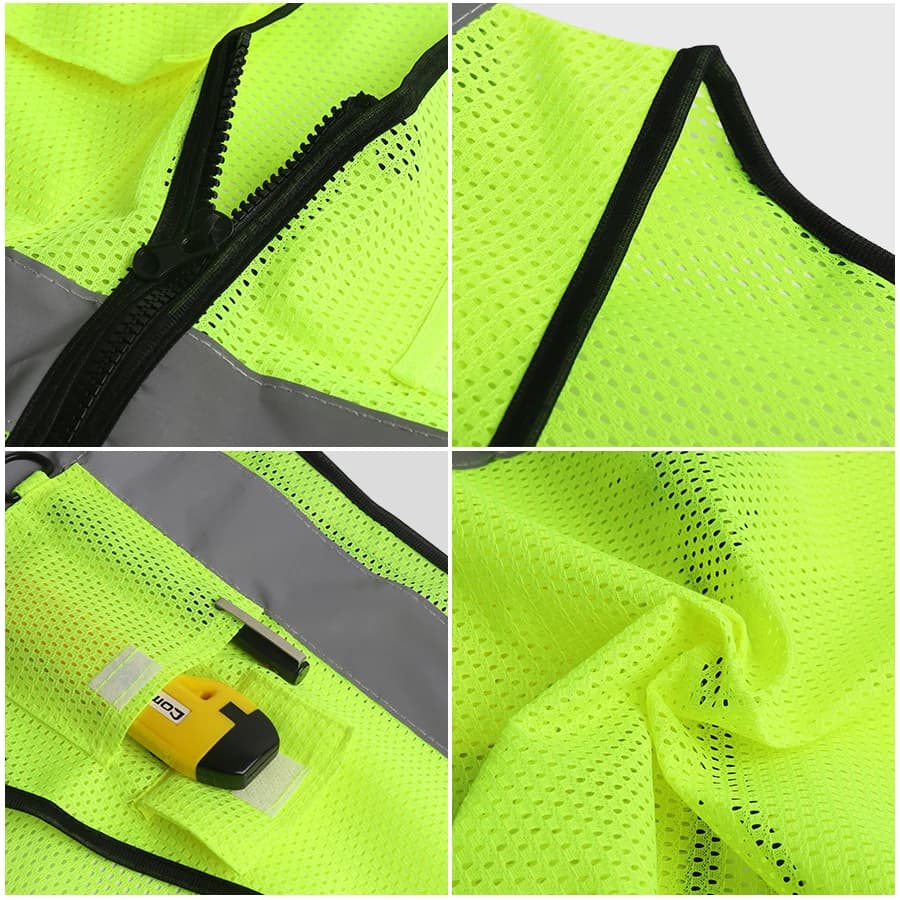 Visibility Safety Vest | Adjustable Reflective Design | Night Running & Cycling - Thumbnail 5