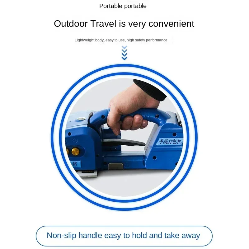 PP Strapping Tool | Electric Welding & Sealing Machine for Secure Carton Packaging - Thumbnail 3