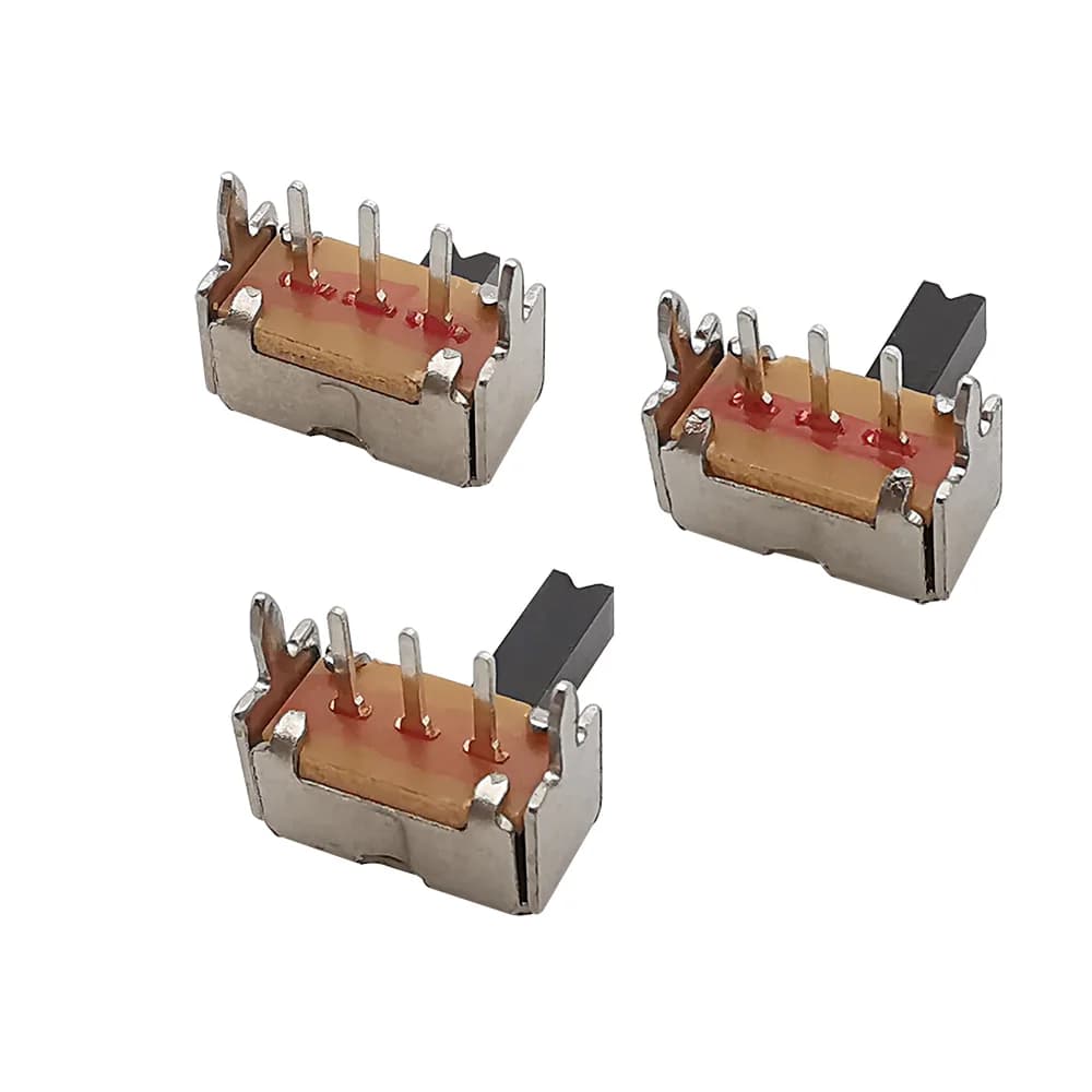 SPDT Slide Switches | 3-Pin PCB Mount | Miniature Toggle Handles for Electronics - Thumbnail 3
