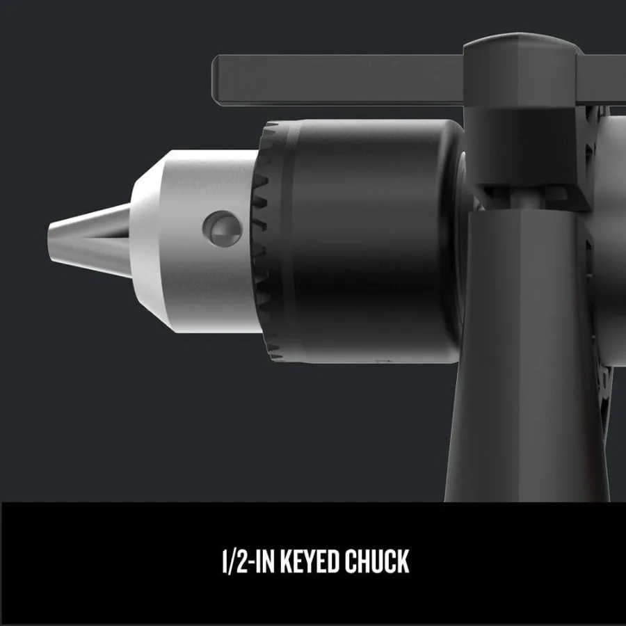 Heavy-Duty 7 Amp Hammer Drill | Professional-Grade 1/2-Inch Chuck for Concrete & Masonry - Thumbnail 5