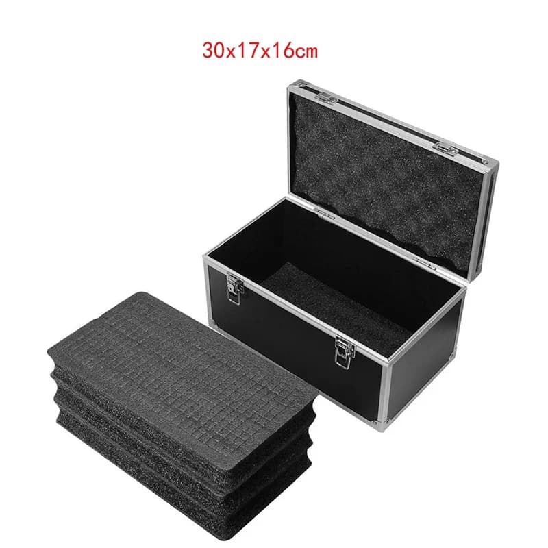 Safety Equipment Toolbox | Impact Resistant Case with Sponge | Professional Instrument Storage - Thumbnail 3