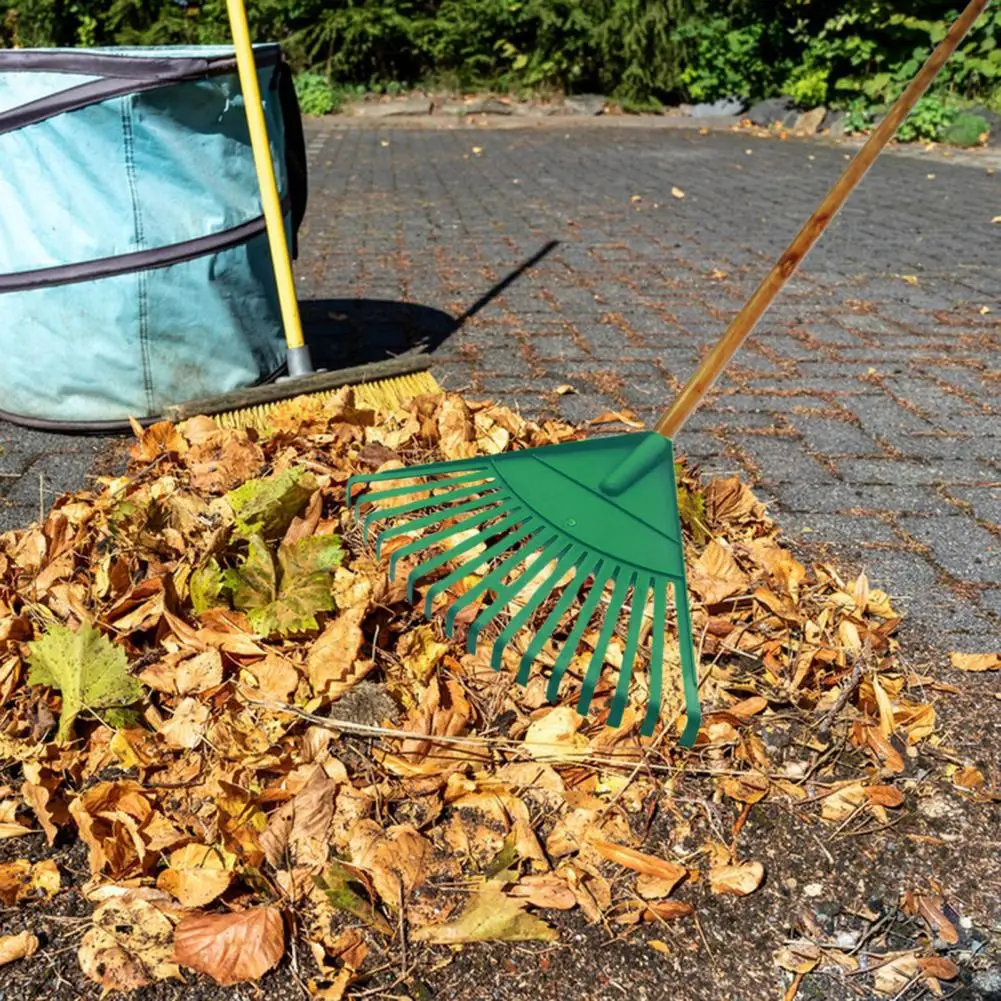 Lawn Thatch Rake | Wide-Coverage Head for Grass & Leaves | Efficient Yard Maintenance Set - Thumbnail 3