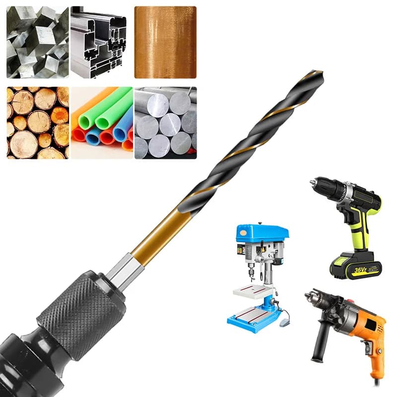 13PCS Cobalt Drill Bit Set | Hex Shank for Wood & Metal | 1.5-6mm HSS Core Drilling - Thumbnail 6