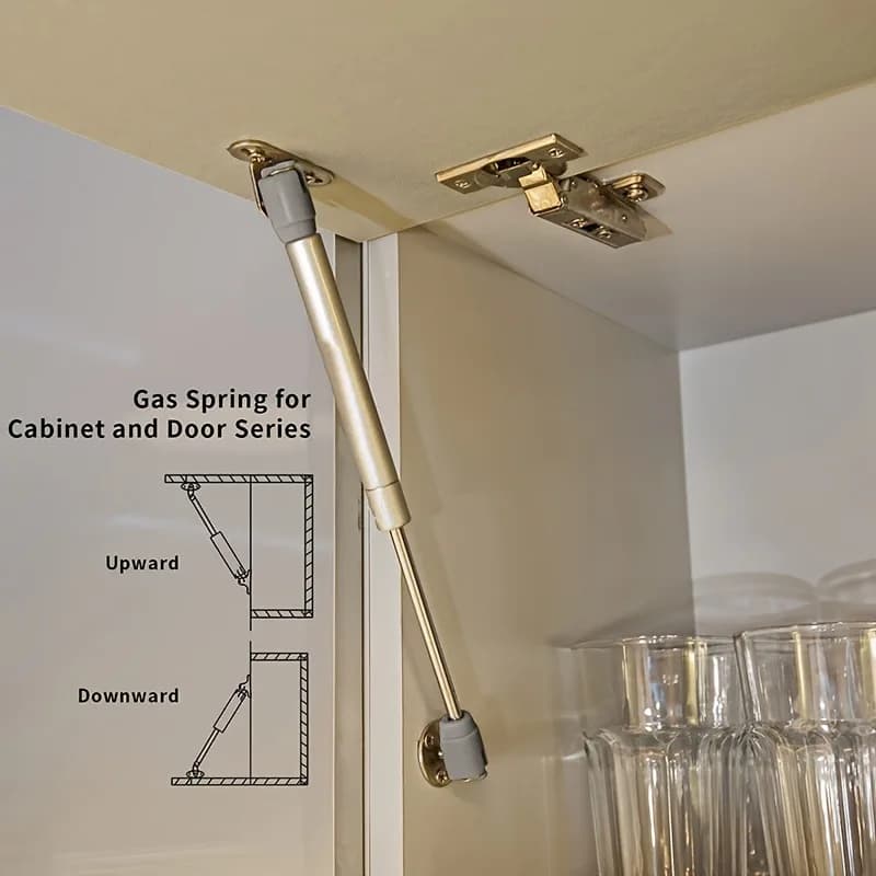 Hydraulic Gas Spring | Lift Support Strut | For Cabinet Doors & Desk Lids - Thumbnail 3